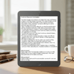 Tablet showing AI-generated Ayurvedic diagnosis report highlighting Ama accumulation, Kapha and Pitta imbalance, and predicted health symptoms.