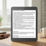Tablet showing AI-generated Ayurvedic diagnosis report highlighting Ama accumulation, Kapha and Pitta imbalance, and predicted health symptoms.